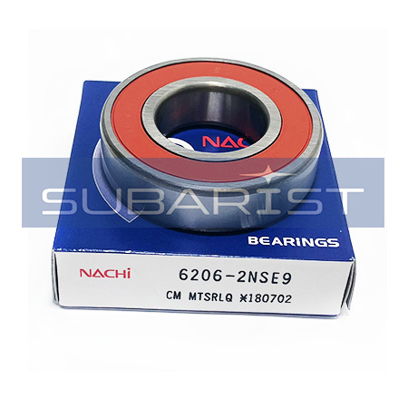 Подшипник 30x62x16 ШЗ [90363-30029] Nachi 6206-2NSE (подвесной Toyota Dyna, пром опора привода Mazda, Mitsubishi, ...),  к