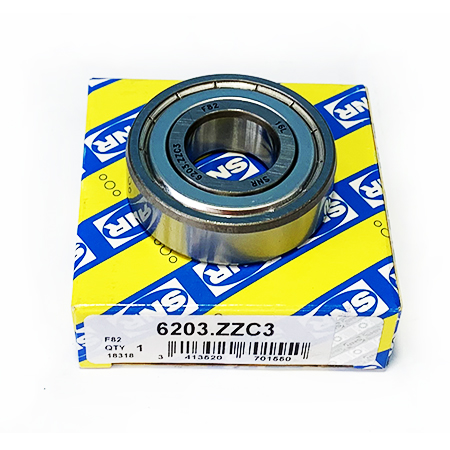 Подшипник 17x40x12 Ш [0187-24-514, 08143-62030] SNR 6203.ZZ.C3,  к